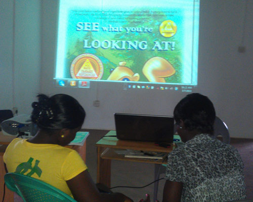 Teachers preparing an Art Class