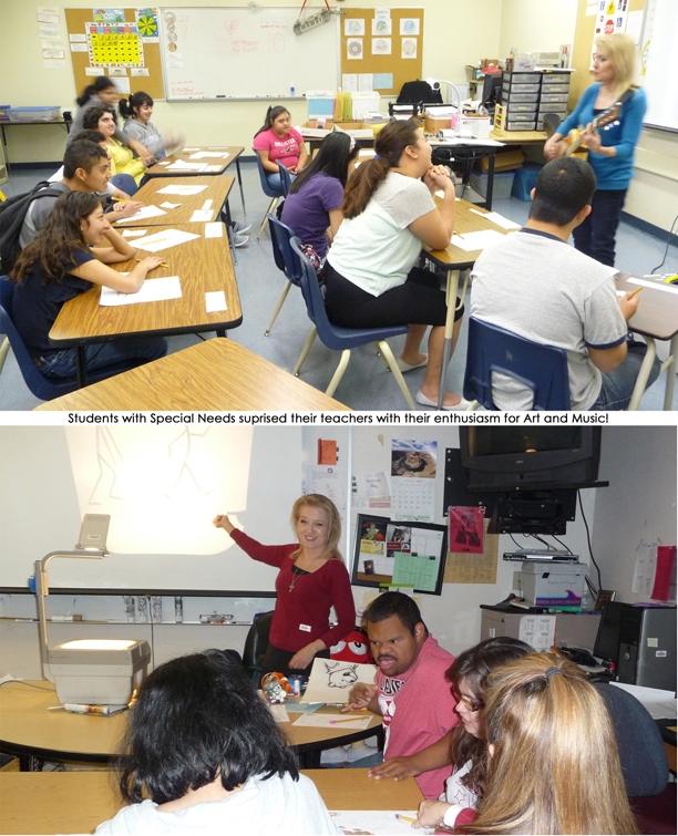 Kids with Special Needs love learning how to draw with Ruth Elliott!