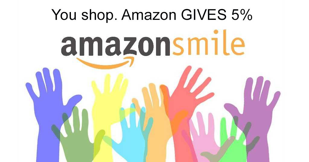 colorful hands reaching up to smile.amazon.com/ch/26-1576531