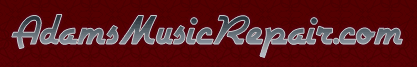 adams music repair logo