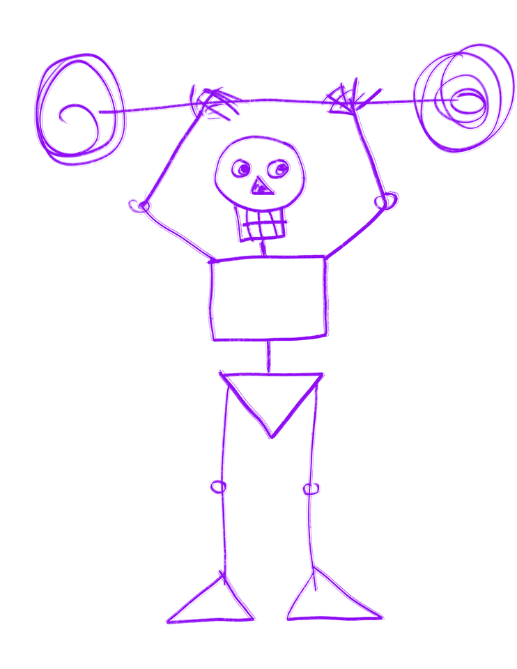 sleleton exercising